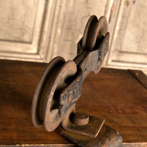 #10147 Antique Pocket Door Roller Hanger Hardware image 4