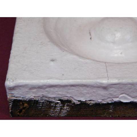 #11922 Painted Wood Rosette image 2