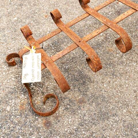 #12806 Antique Wrought Iron Window Guard image 6