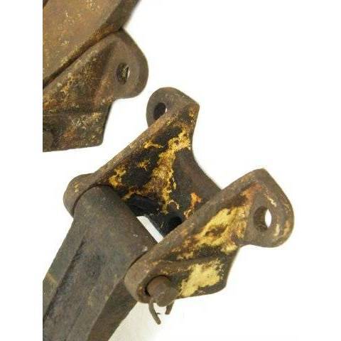 #14012 Antique Iron Industrial Hinges image 5