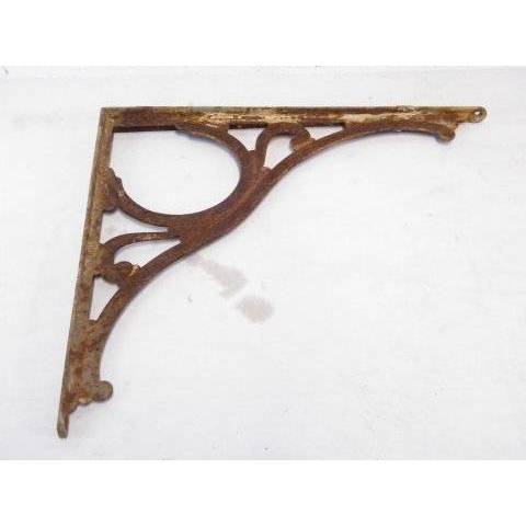 #15124 Antique Cast Iron Marble Top Sink Brackets image 2