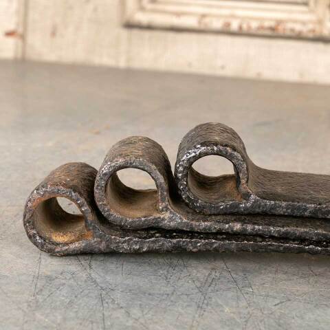 #15199 Antique Wrought Iron Strap Door Hinges image 6