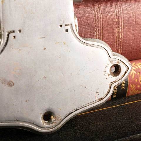 #15510 Antique Nickel Ice Box Door Hinge Hardware image 6