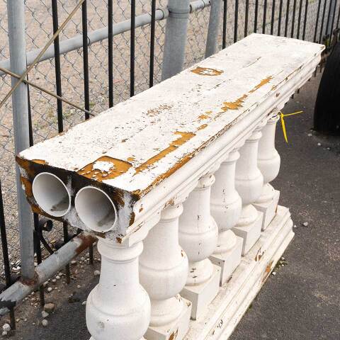 #17756 Salvaged Exterior Fypon Balustrade Railing image 3