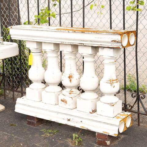 #17771 Salvaged Exterior Fypon Balustrade Railing image 3