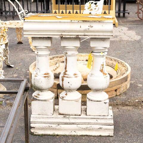 #17772 Salvaged Exterior Fypon Balustrade Railing image 4