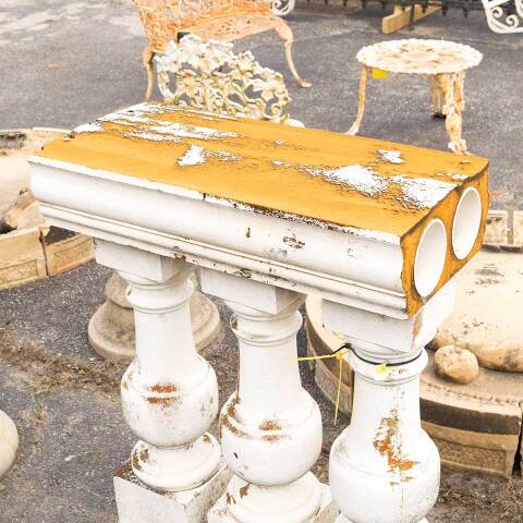 #17772 Salvaged Exterior Fypon Balustrade Railing image 5