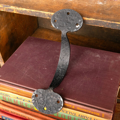 #18417 Hammered Iron Colonial Furniture Handle Pull image 4