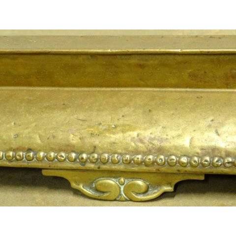 #18470 Antique Arts & Crafts Fireplace Fender image 4