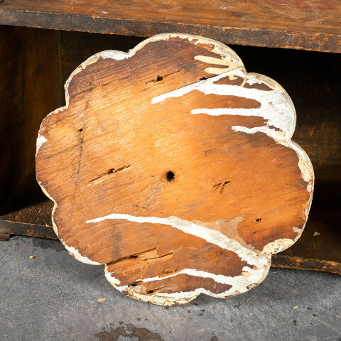 #19339 Salvaged Carved Wood Floral Rosette image 4