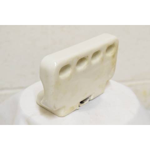 #19588 Antique Porcelain Toothbrush Holder image 4