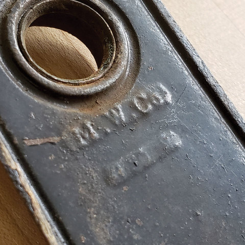 #11674 Mallory Wheeler Co. Fleur-de-lis Backplate image 6