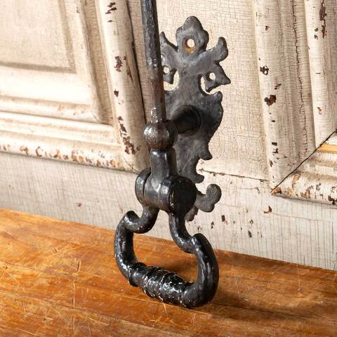 #21385 Salvaged Antique Tudor Door Bell Pull Handle image 4