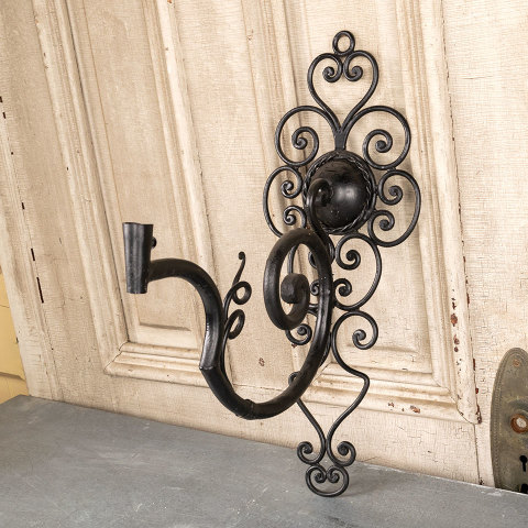 #21410 Wrought Iron Sconce Wall Bracket image 2