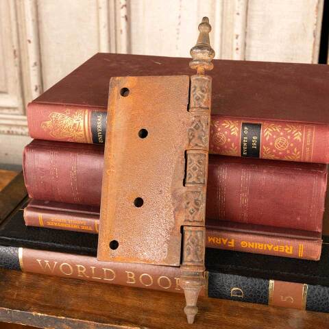 #22528 5" Antique Cast Iron Door Hinge Hardware image 7