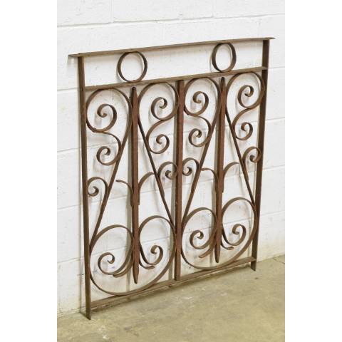 #23006 Salvaged Wrought Iron Panel image 2