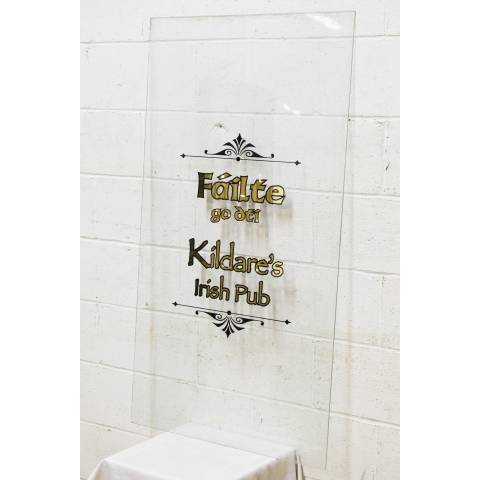 #23114 KILDARE'S Glass Door Panel image 4