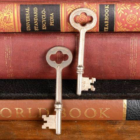 #23735 Russwin Door Mortise Lock Hardware & Keys image 6