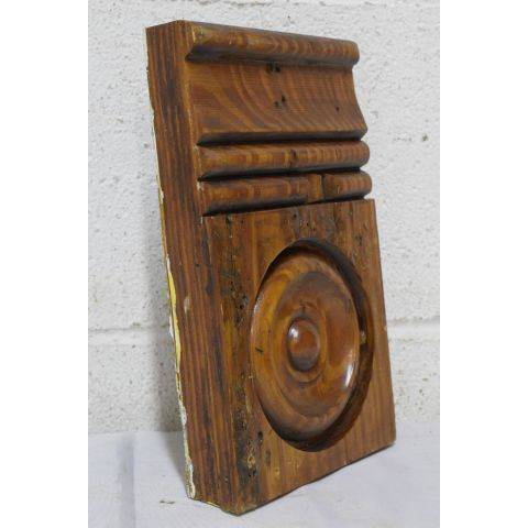 #23893 Pine Rosette Trim Block image 3