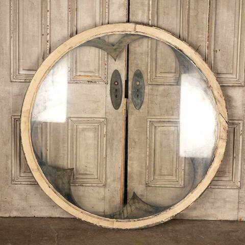 #23980 Antique Large Round Gothic Rosette Window image 5