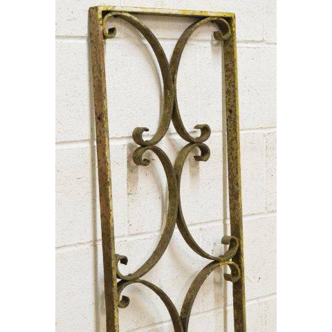 #23984 Salvaged Antique Wrought Iron Panel image 3