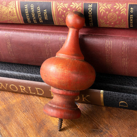 #24039 Salvaged Turned Wood Finial image 2