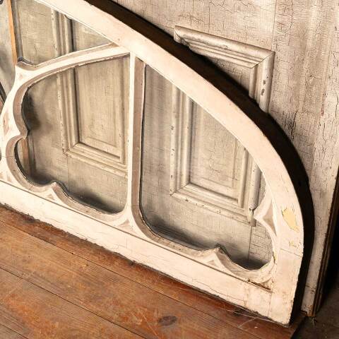 #24217 Salvaged Antique Oak Gothic Church Window image 8