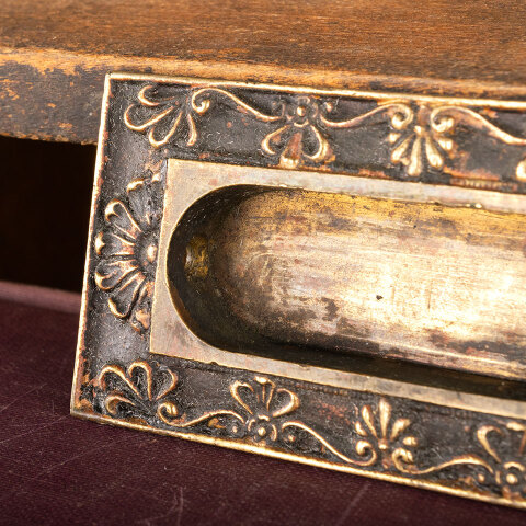 #24258 Antique Brass Corbin Window Sash Lift image 3