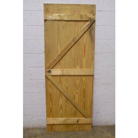 #25433 29x76 Salvaged Wood Panel Door image 3