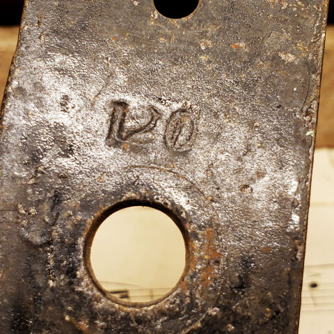 #26219 Antique Lockwood Doorknob Backplate image 4