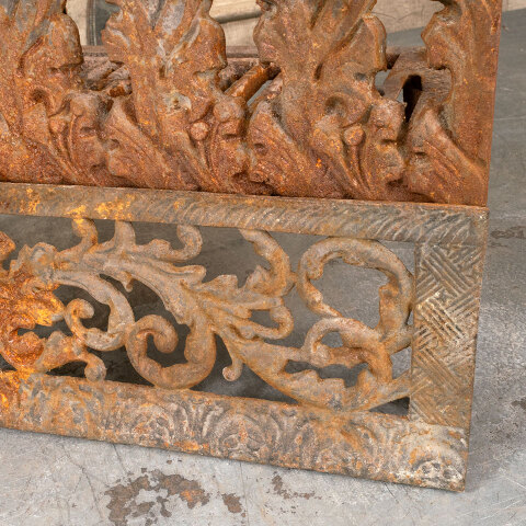 #26401 Antique Fireplace Log Holder & Ember Screen image 4