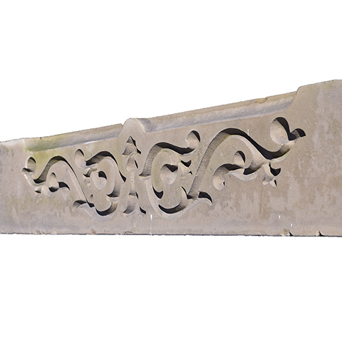#26795 Antique Carved Sandstone Window Lintel image 2