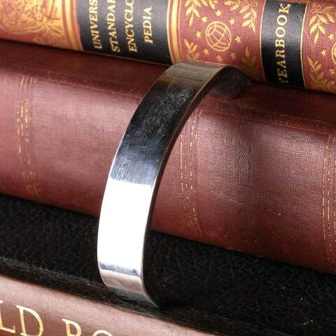 #27138 Vintage Chrome Furniture Drawer Handle Pull image 4