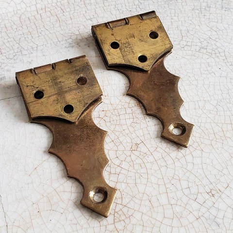 #27428 Brass Cabinet Hinges image 5