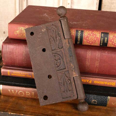 #27455 5" Antique Cast Iron Door Hinge Hardware image 6