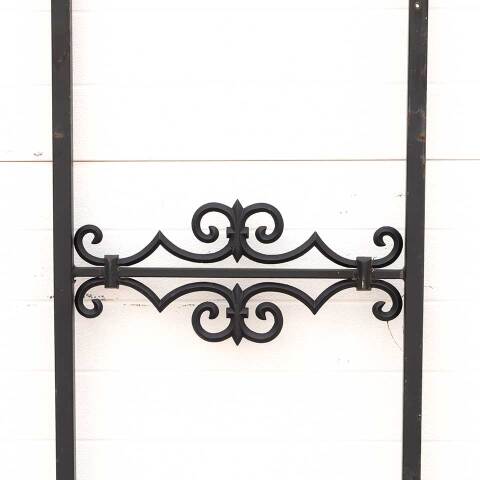 #28056 Salvaged Ornate Vintage Metal Railing Section image 7