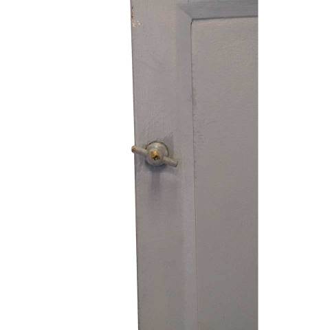 #28130 Small Salvaged Metal Door image 4