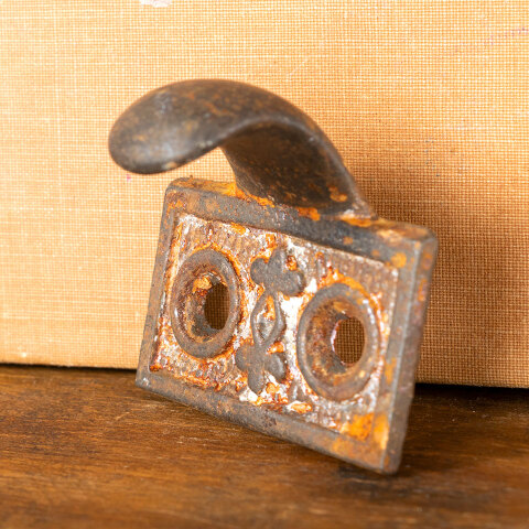 #28499 Antique Ornate Cast Iron Window Sash Lift image 3