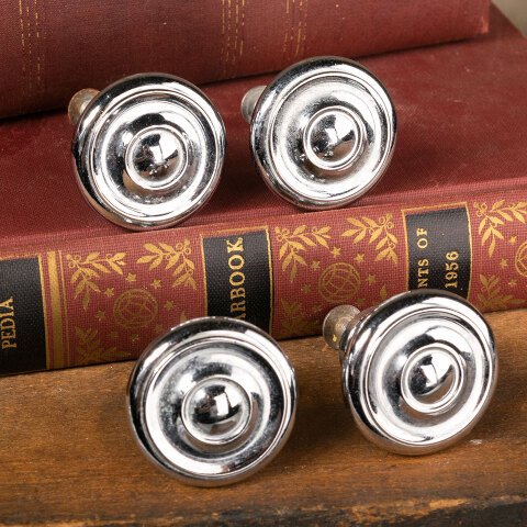 #29069 Set of 4 Chrome Cabinet Knobs image 2