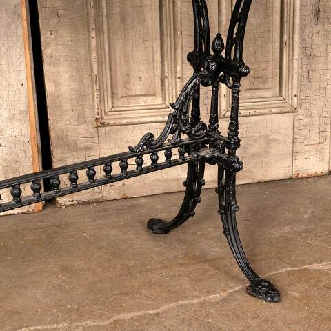 #29608 Table with Cast Iron Base and Wood Top image 5