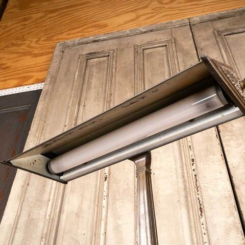 #30158 Antique Banker's Library Desk Brass Lamp image 7