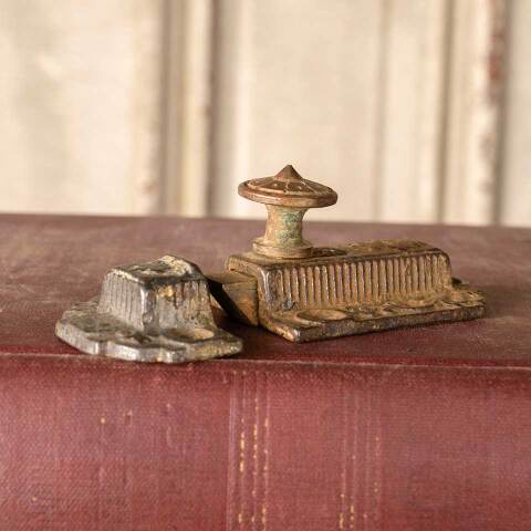 #30337 Antique Ornate Victorian Cabinet Latch image 5