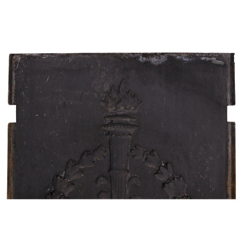 #30678 Antique Cast Iron Fireplace Fireback Panel image 3