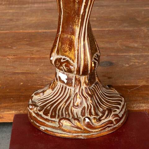 #31172 Vintage Cast Plaster Lamp Base image 5