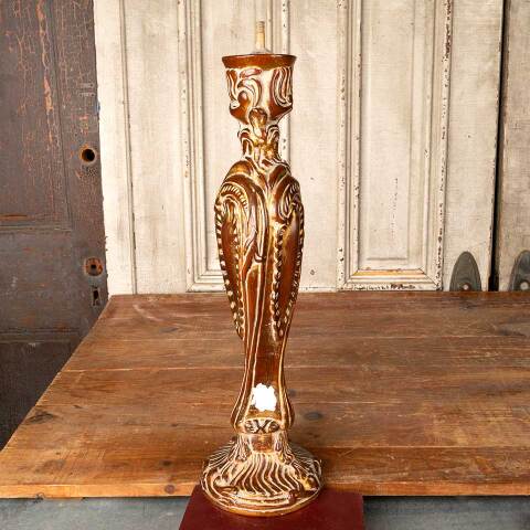 #31172 Vintage Cast Plaster Lamp Base image 3