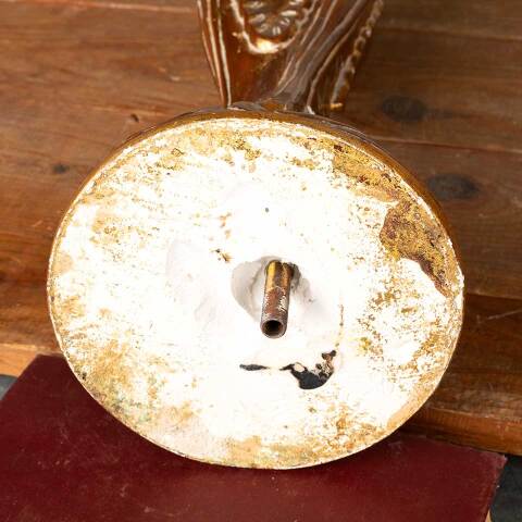 #31172 Vintage Cast Plaster Lamp Base image 8