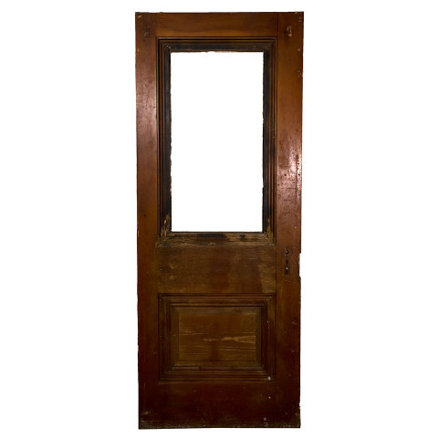 #32064 31x79 Salvaged Victorian Entry Door image 5