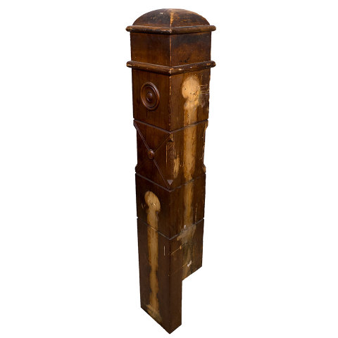 #32146 Salvaged Staircase Newel Post image 2