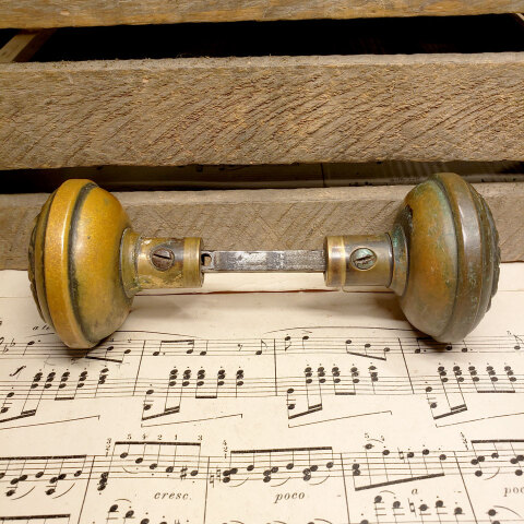 #32891 Antique Lockwood Stanwich Doorknobs image 4