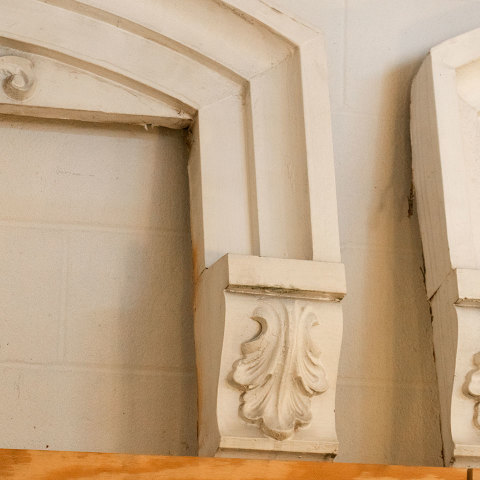 #33812 Salvaged Metal Window Surround image 4